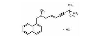Structure of Terbinafine hydrochloride