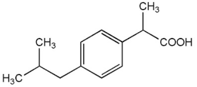 Ibuprofen and diphenhydramine