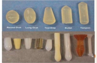 Various sizes and shapes of Suppositories